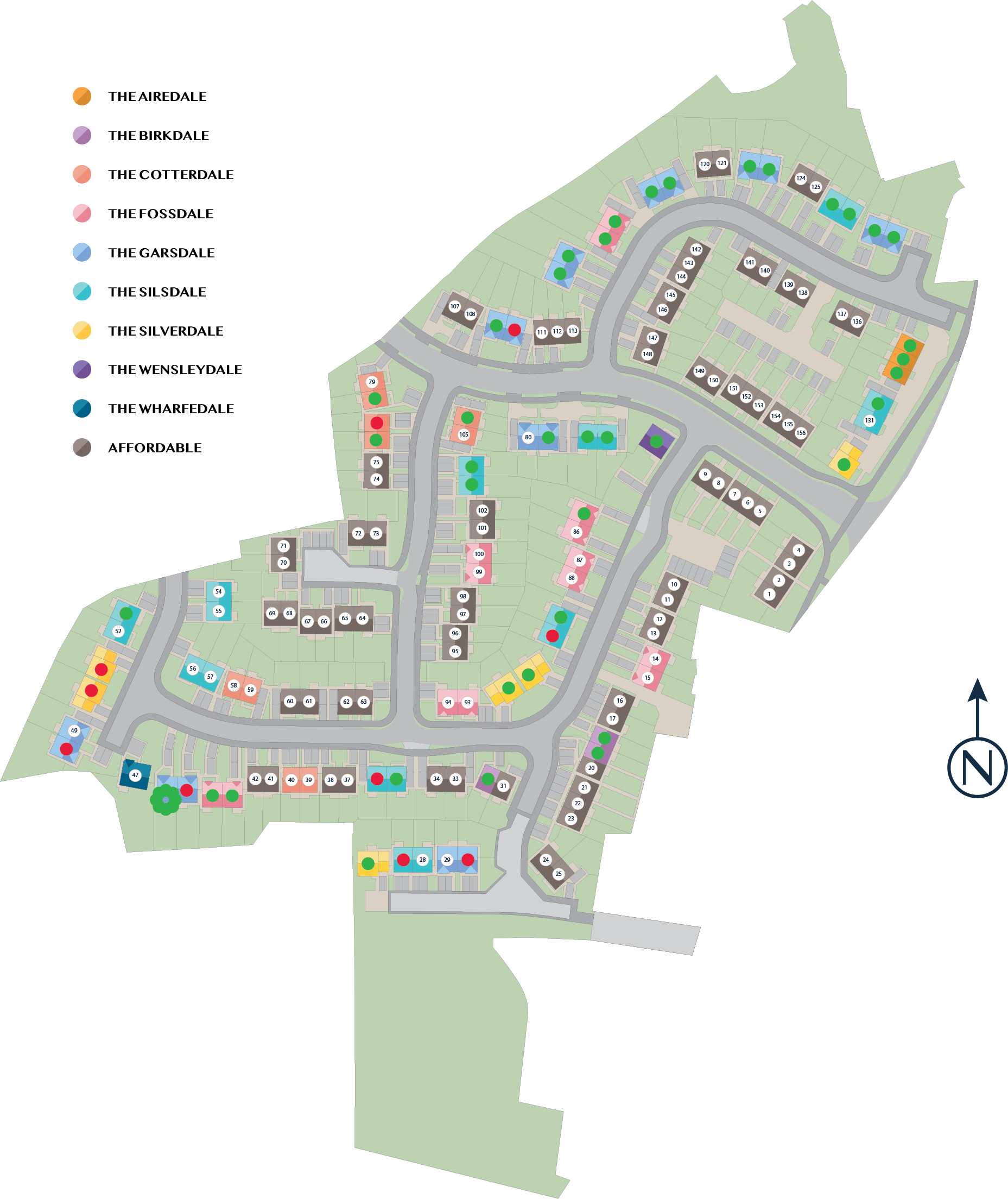 24 Bedroom Homes in Silsden Weavers View by Space Homes