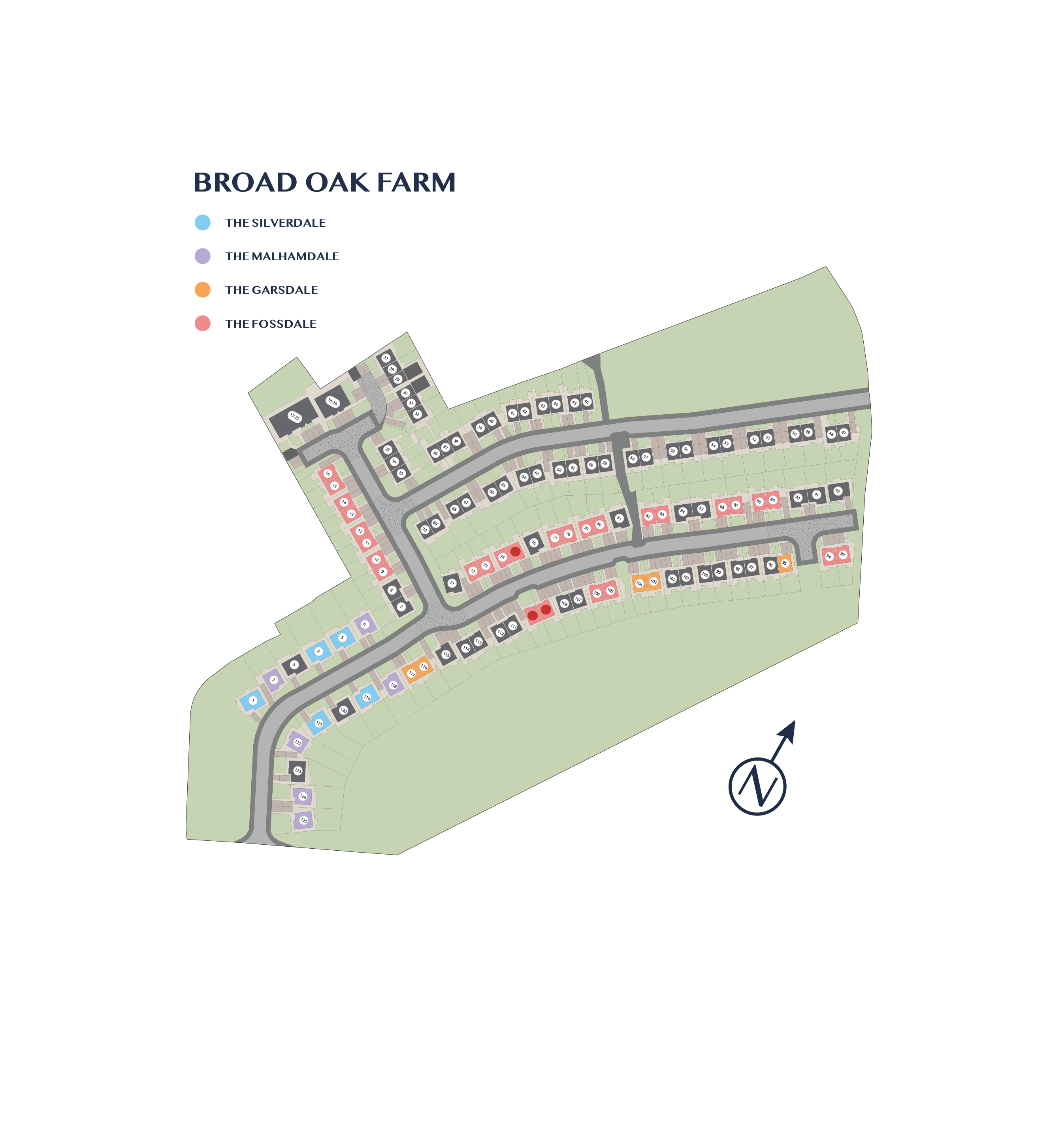 34 Bedroom Homes in Linthwaite Broad Oak Farm by Space Homes