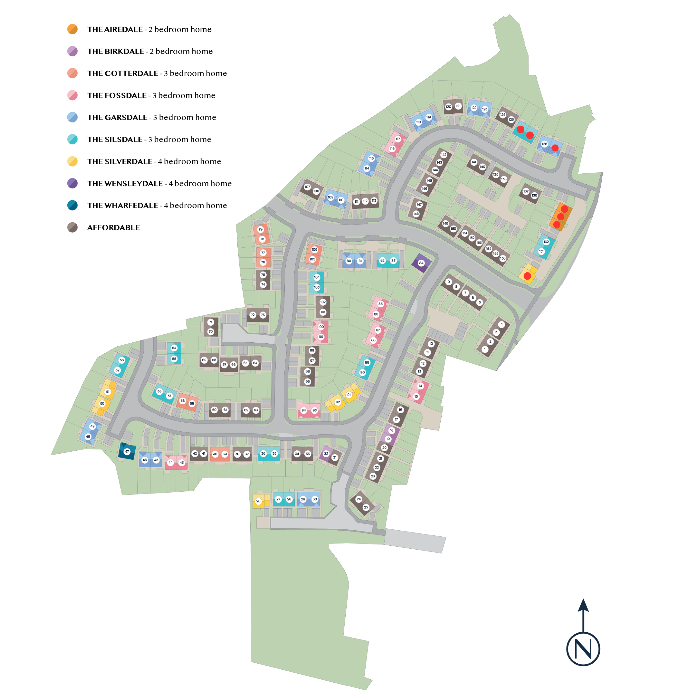24 Bedroom Homes in Silsden Weavers View by Space Homes